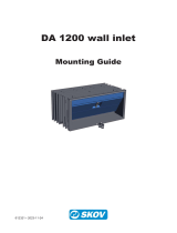 Skov DA 1200 Wall Inlet Mounting Guide