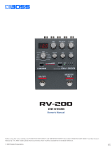 Boss RV-200 Owner's manual