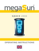 KBL megaSun space 2000 Instruction