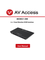AV Access 4KSW21-DM-C User manual