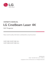 LG CineBeam HU715QW User manual