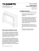 Dometic MPD Water Heater Trim Kit Installation guide