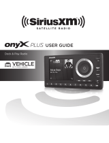 Sirius Satellite Radio Onyx Plus with Vehicle Kit User guide