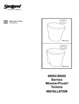 Dometic Sealand MasterFlush Toilets 8900 and 8600 Series Installation guide