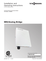 Viessmann Versatronik 503 NR2/Analog Bridge Operating instructions