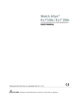 Wench Allyn ELI 150c/250c USER MANUAL ENGLISH User manual
