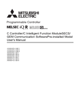 Mitsubishi Electric C Controller/C Intelligent Function Module SECS/GEM Communication Software Pre User manual