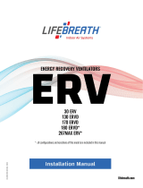Lifebreath 130 ERVD Installation guide