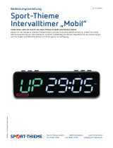 Sport-thieme Intervalltimer "Mobil" Operating instructions