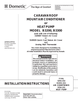 Dometic Caravan Roof Mount AC_Heat Pump_Model B3200-B3300_Type 3253.332-B3351.531-3254.331 Installation guide