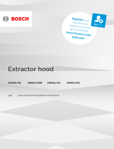 Bosch DWK91LT60/01 User manual and assembly instructions