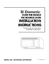 Dometic Microwave DOTRM13B-DOTRM13W Installation guide