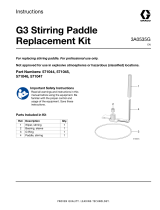 Graco 3A0535G, G3 Stirring Paddle Replacement Kit Owner's manual