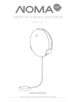 NOMA iQ Battery-Operated Smart Wi-Fi Flood & Water Leak Sensor Owner's manual