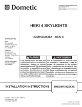 Dometic Heki 4 Skylights H4DOM1342XXXX Installation guide
