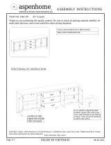aspenhome I540-297 Assembly Instructions