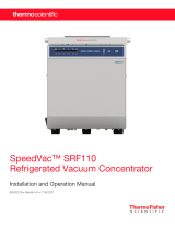 Thermo Fisher Scientific SpeedVac™ SRF110 Owner's manual