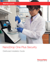 Thermo Fisher Scientific NanoDrop One Plus Security Installation guide