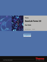 Thermo Fisher Scientific QuanLab Forms 3.0 User guide