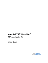 Thermo Fisher Scientific AmpFLSTR Sinofiler PCR Amplification Kit User guide