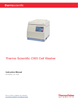 Thermo Fisher Scientific CW3 Cell Wash Centrifuge Operating instructions