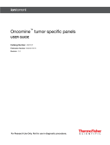 Thermo Fisher Scientific Oncomine tumor specific panels User guide