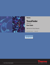 Thermo Fisher Scientific TraceFinder 3.0 User guide