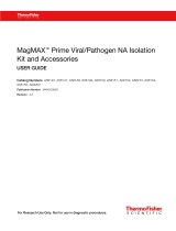 Thermo Fisher Scientific MagMAX Prime Viral/Pathogen NA Isolation Kit and Accessories User guide