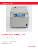 Thermo Fisher Scientific - SpeedVac SPD300DDA Vacuum Concentrator User manual