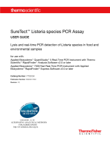 Thermo Fisher Scientific SureTect Listeria species PCR Assay-AFNOR User guide