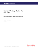 Thermo Fisher Scientific TaqMan PreAmp Master Mix User guide