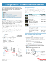 Thermo Fisher Scientific 32-Gauge Stainless Steel Needle Installation guide