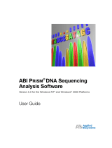 Thermo Fisher Scientific ABI PRISM® DNA Sequencing Analysis Software User guide