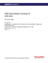 Thermo Fisher Scientific SAE Administrator Console User guide