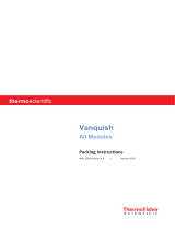 Thermo Fisher Scientific Vanquish All Modules Packing Operating instructions