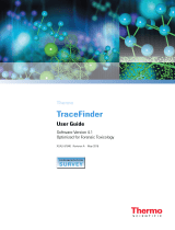 Thermo Fisher Scientific TraceFinder 4.1 User guide