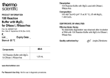Thermo Fisher Scientific 10X Reaction Buffer User guide