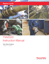 Thermo Fisher Scientific TVA2020 User manual