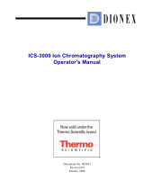 Dionex ICS-3000 Owner's manual