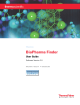 Thermo Fisher Scientific BioPharma Finder 2.0 User guide