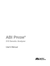 Thermo Fisher Scientific ABI PRISM® 310 Genetic Analyzer User manual