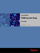 Thermo Fisher Scientific SpectraSYSTEM P1000 Isocratic Pump User guide