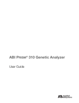 Thermo Fisher Scientific ABI PRISM® 310 Genetic Analyzer User guide