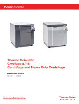 Thermo Fisher Scientific Cryofuge 8 / 16 and Heavy Duty User manual