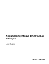 Thermo Fisher Scientific Applied Biosystems 3730/3730xl DNA Analyzers Owner's manual