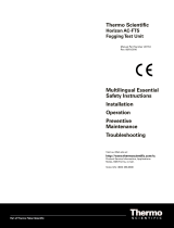 Thermo Fisher Scientific Horizon AC-FTS Fogging Test Unit User manual