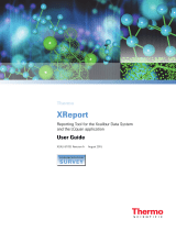 Thermo Fisher Scientific Xcalibur 4.0 XReport User guide