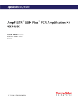 Thermo Fisher Scientific AmpFLSTR SGM Plus PCR Amplification Kit User guide