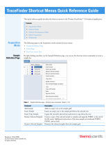 Thermo Fisher Scientific TraceFinder 5.0 Reference guide