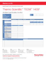 Thermo Fisher Scientific TEOM 1405F User guide
